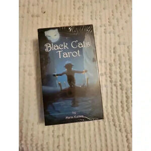 Black Cats Tarot Deck By Maria Kurara
